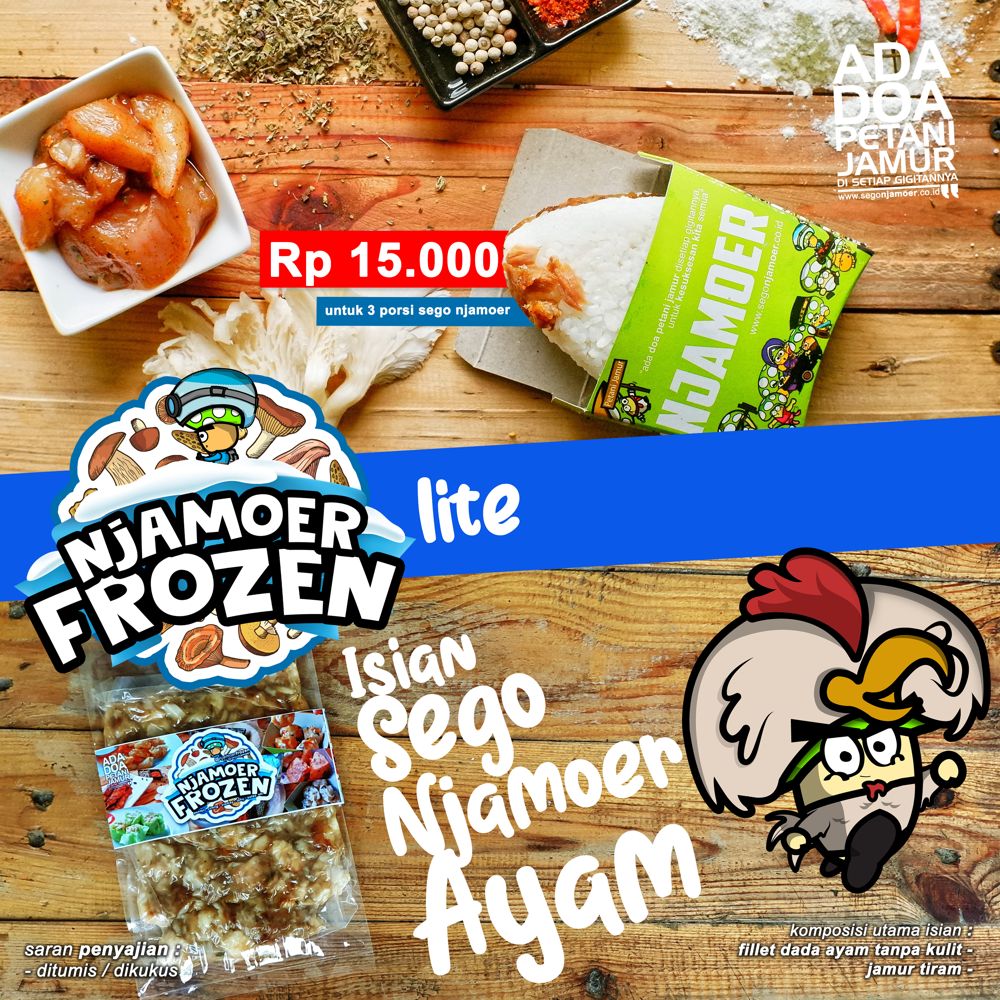 d3. njamoer frozen lite - isian sego njamoer ayam