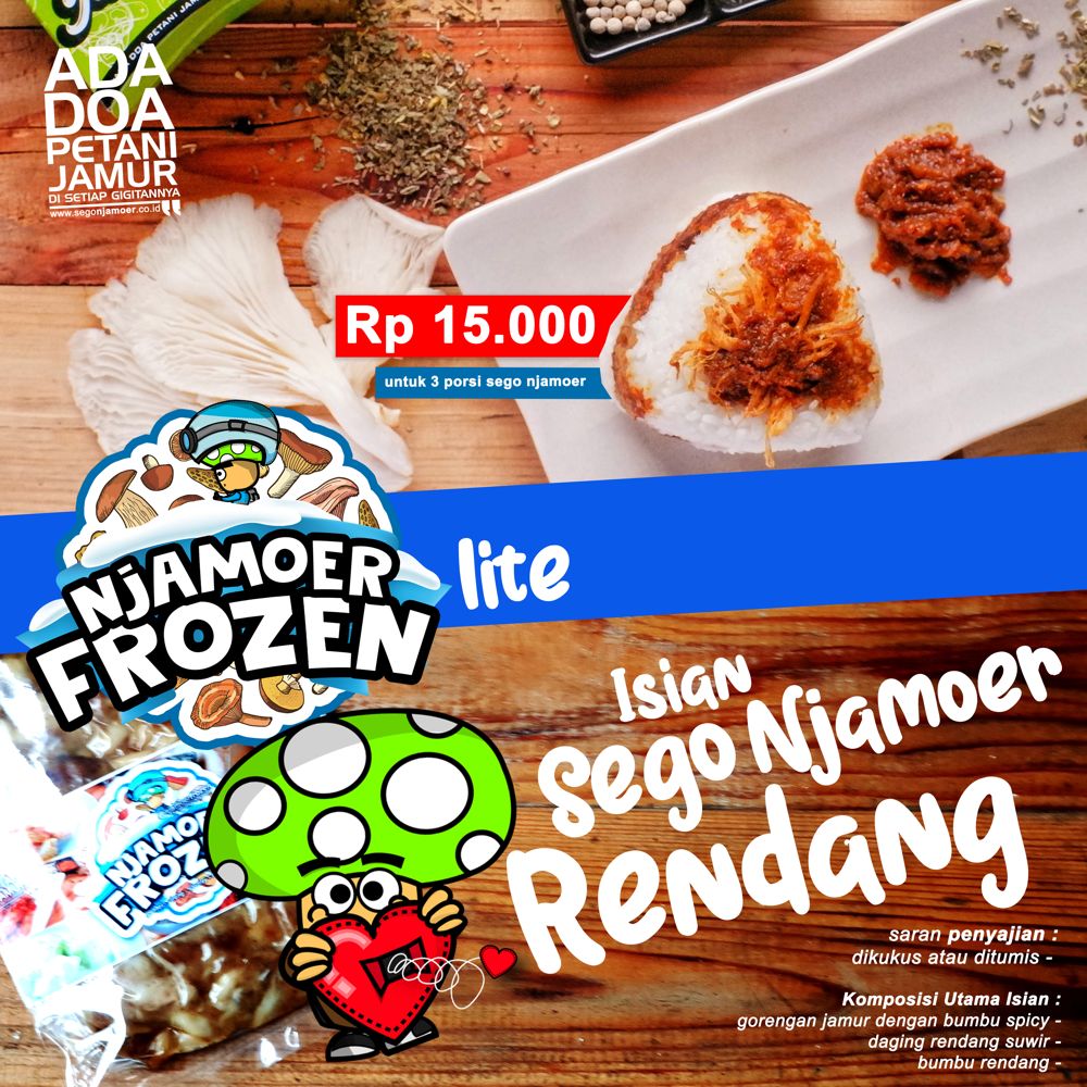 d4. njamoer frozen lite - isian sego njamoer rendang