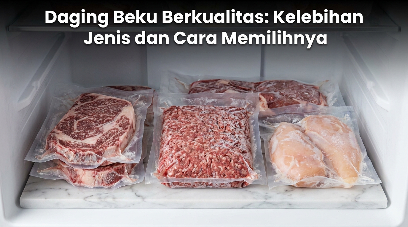 Daging Beku Berkualitas: Kelebihan Jenis dan Cara Memilihnya